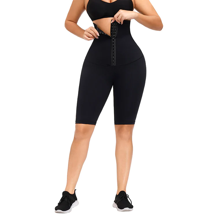 High Waist Trainer Leggings / Bodyshaper Kroppsformare med krokar