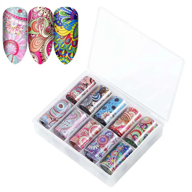 Nail Art Foil 10 Rullar