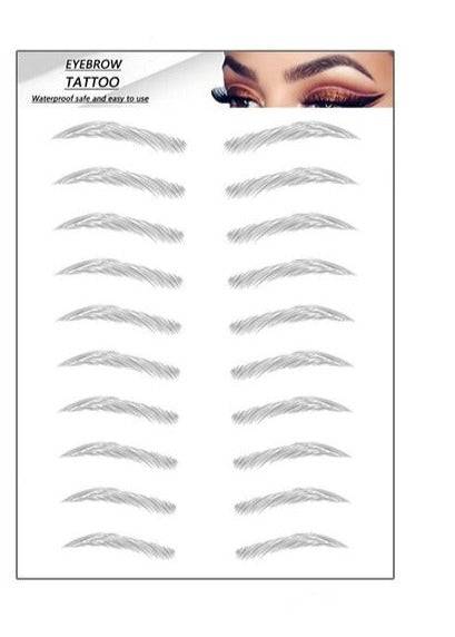 Ögonbryn Tatuering Eyebrow Tattoo 4D Svart