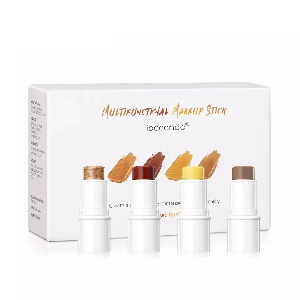 4i1 Makeup Stick Set Stick Blush / lipstick /Highlighter