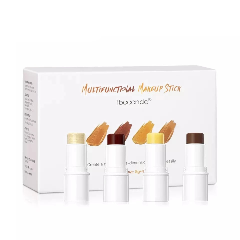 4i1 Makeup Stick Set Stick Blush / lipstick /Highlighter