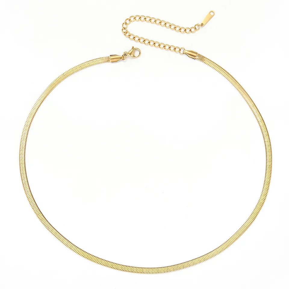 Snake chain Halsband 4 mm