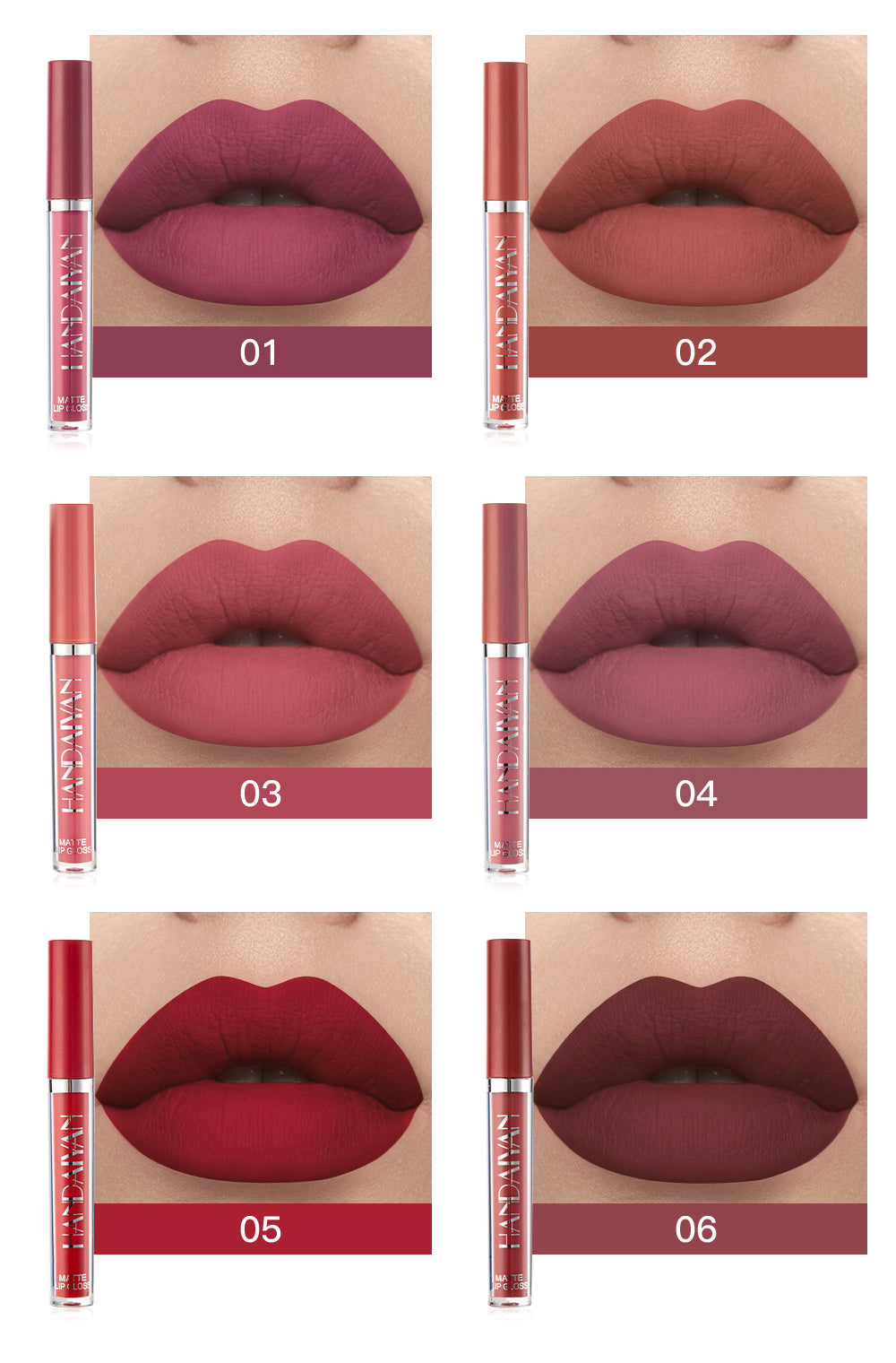 Matte Lipstick Läppstift Set