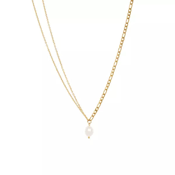 Mixed double Chain Halsband
