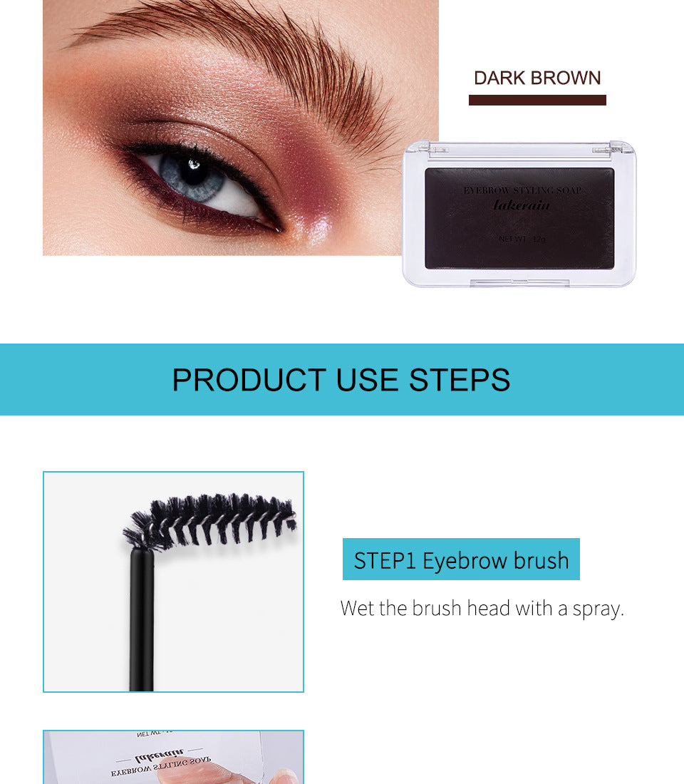 Ögonbrynsgel / Eyebrow Styling Soap with Brush