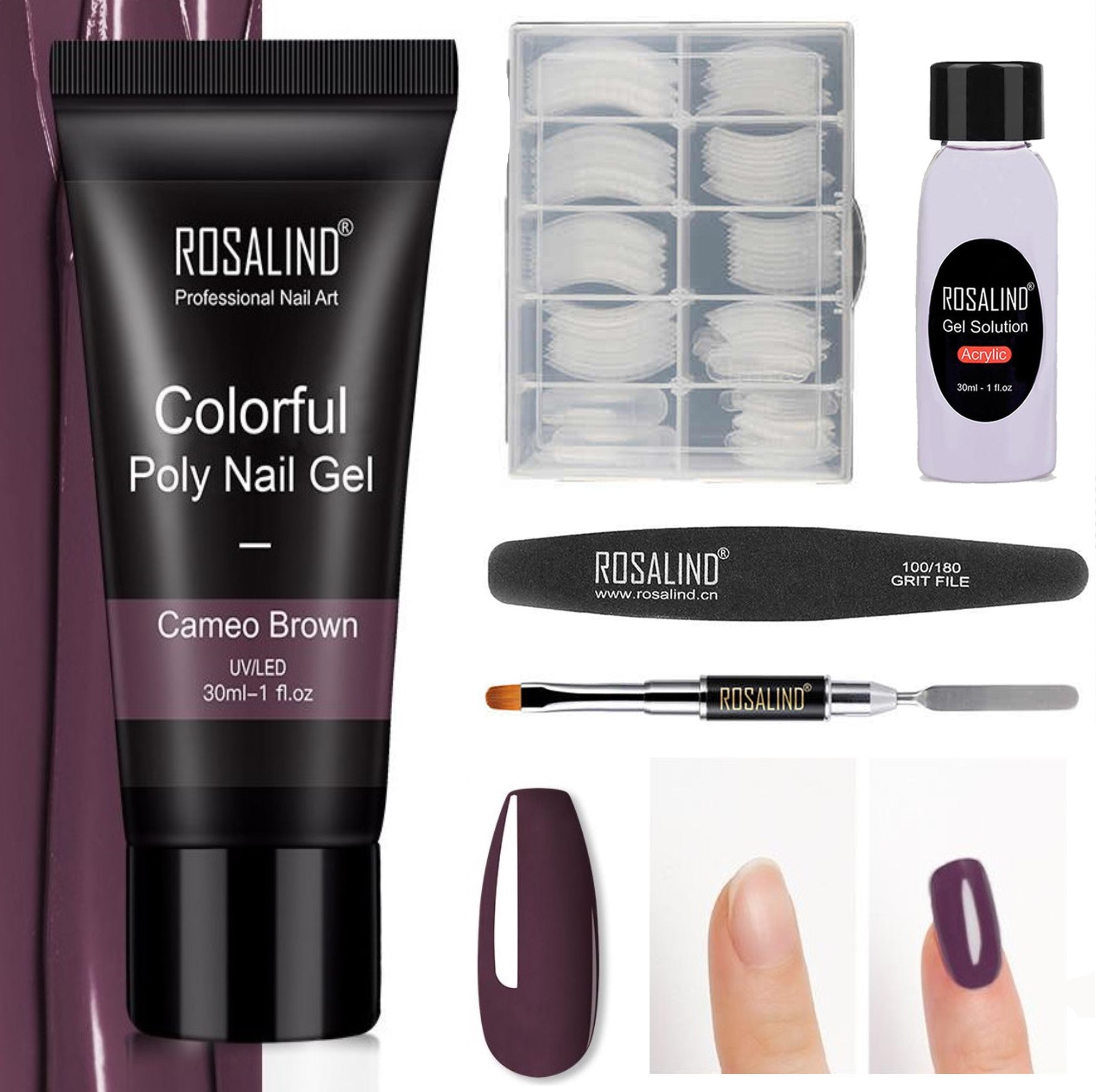 Färgad Polygel Kit