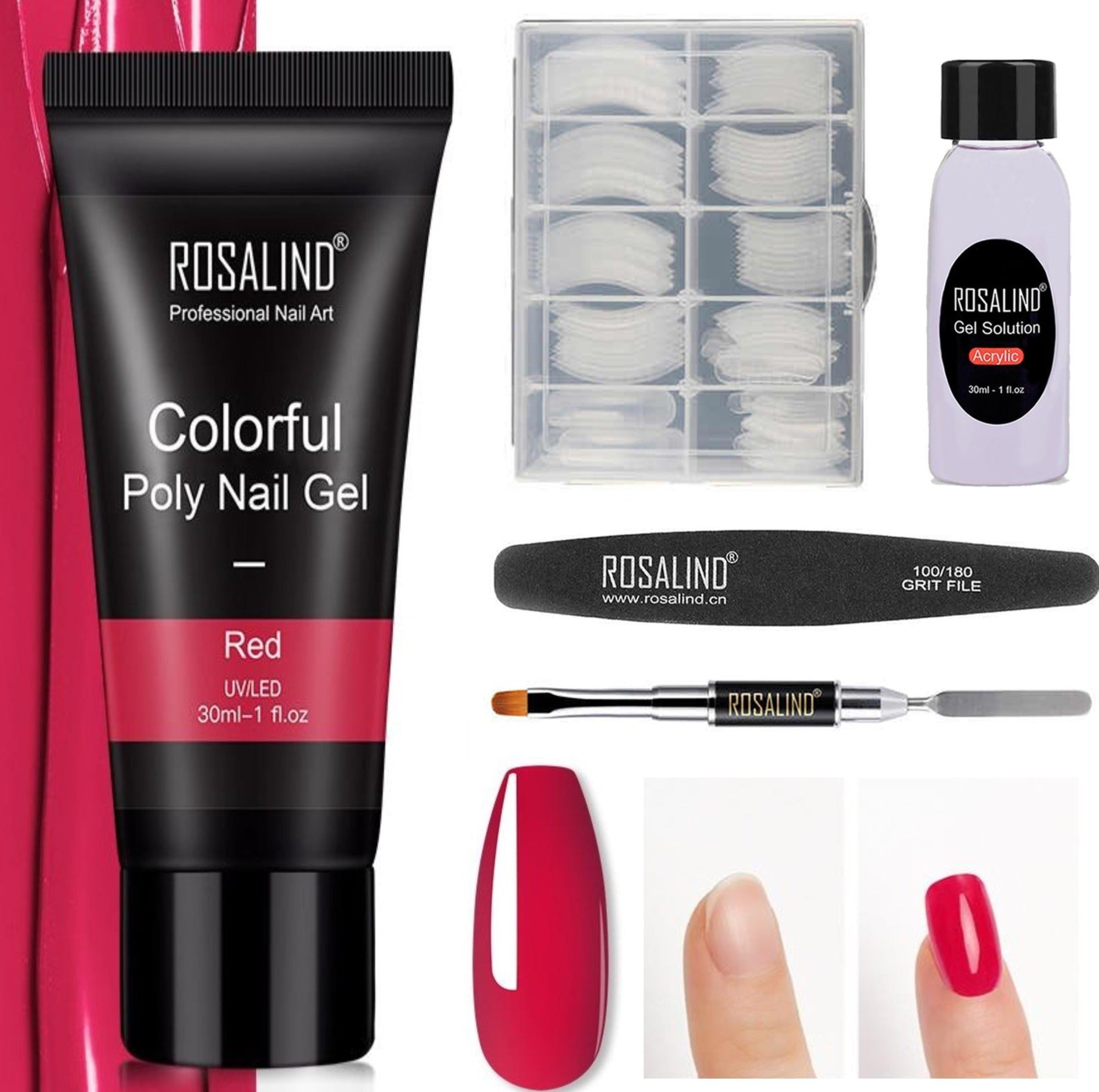 Färgad Polygel Kit