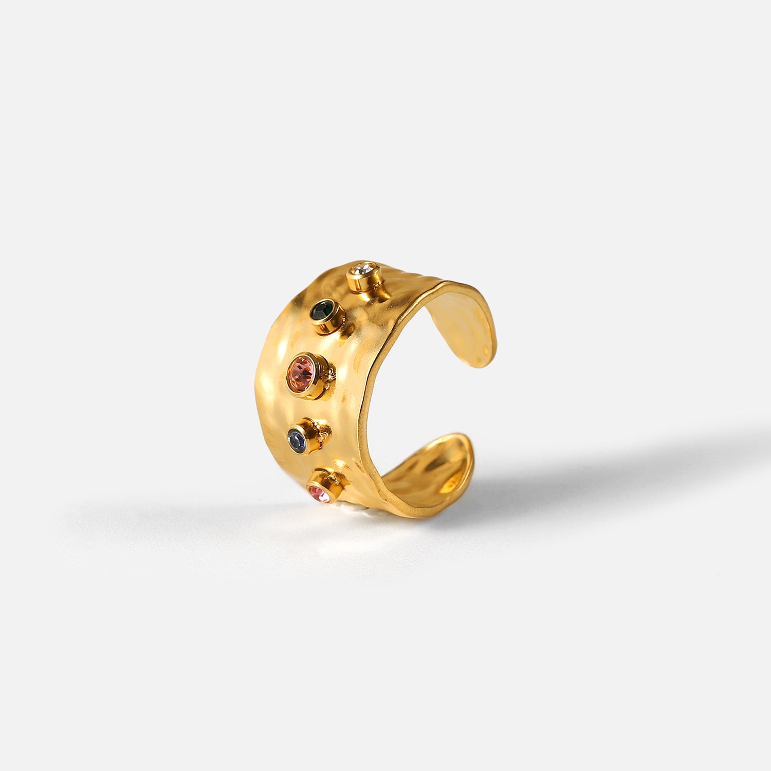 Ring multifärgade Cubic Zirconia