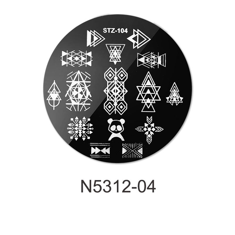 Rund Stamp Plate