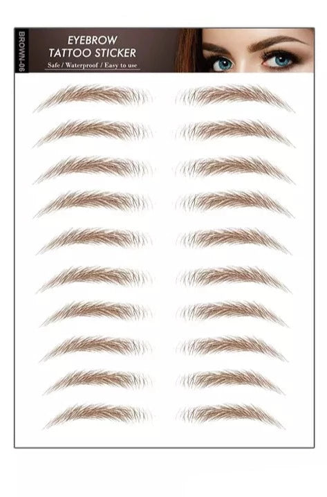 Ögonbryn Tatuering Brun / Eyebrow Tattoo 4D Brown