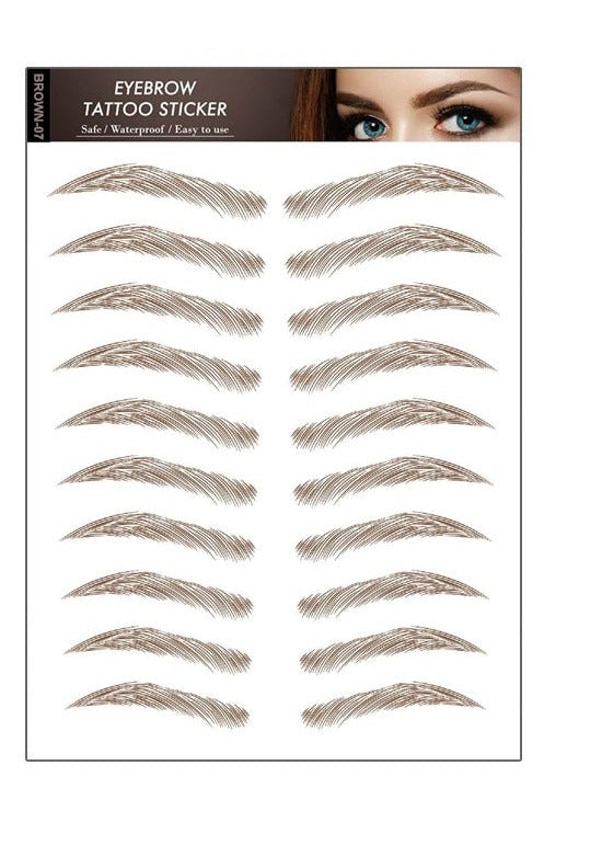 Ögonbryn Tatuering Brun / Eyebrow Tattoo 4D Brown