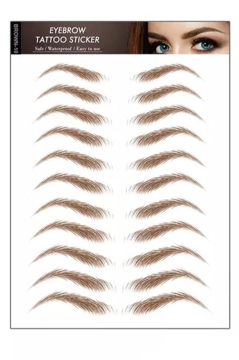 Ögonbryn Tatuering Brun / Eyebrow Tattoo 4D Brown