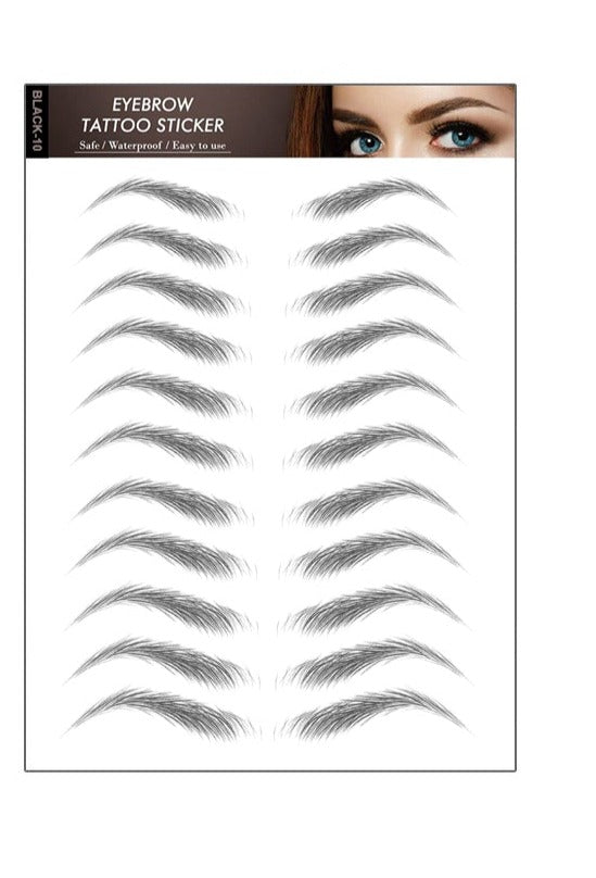 ÖgonbrynTatuering Eyebrow Tattoo 4D Black