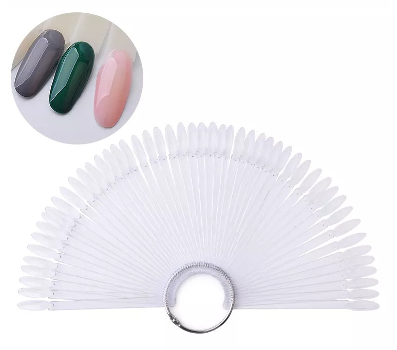 Visningstippar / Round Head False Nail Tips Display