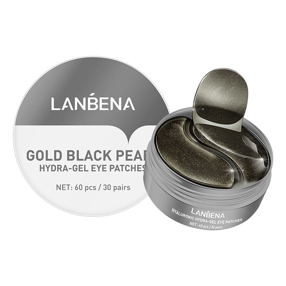 Eye Patches med Gold Black Pearl Hydra-Gel 60 pcs