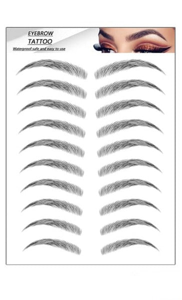 Ögonbryn Tatuering / Eyebrow Tattoo 4D Svart