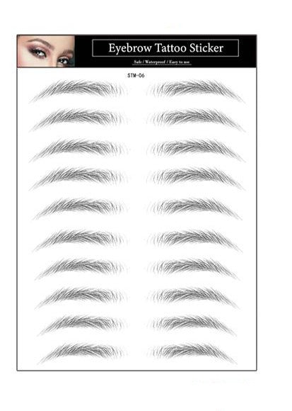 ÖgonbrynTatuering Eyebrow Tattoo 4D Black