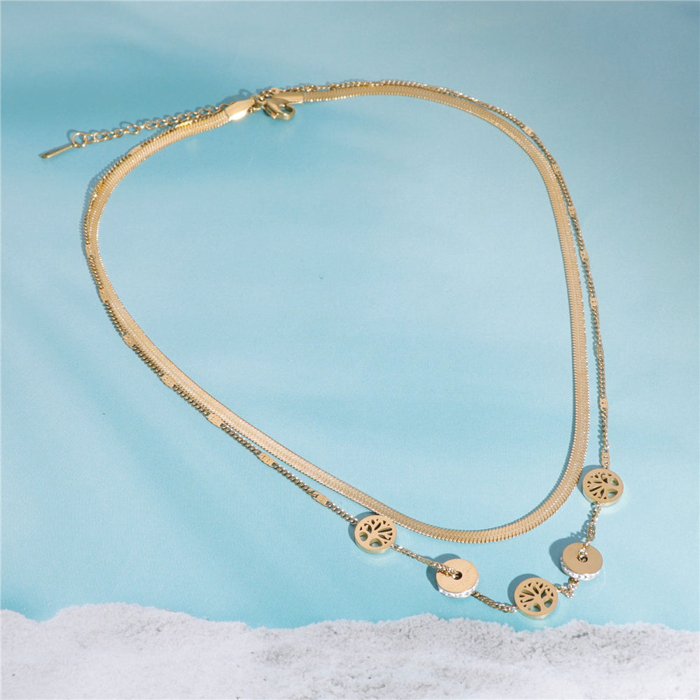 Chain Tree Of Life Halsband